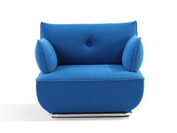 DUNDER - Upholstered armchair with armrests by Blå Station - view 3